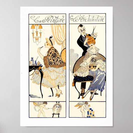 美容師、ファッション美しいサロンメイクアップアーティスト ポスター (正面)