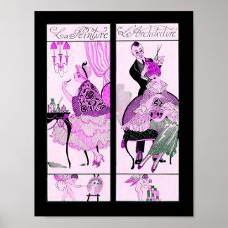 美容師、ファッション美しいサロンメイクアップアーティスト ポスター