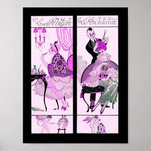 美容師、ファッション美しいサロンメイクアップアーティスト ポスター (正面)