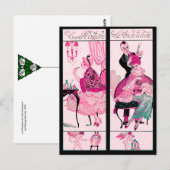 美容師、ファッション美しいサロンメイクアップアーティスト ポストカード (正面/裏面)