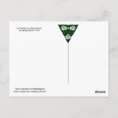 美容師、ファッション美しいサロンメイクアップアーティスト ポストカード (裏面)