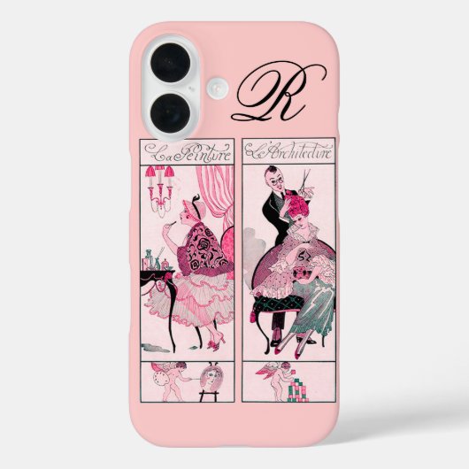 美容師、ファッション美しいサロンメイクアップアーティスト Case-Mate iPhoneケース (裏面)