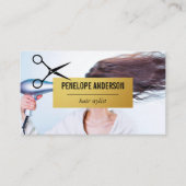 美容師 | ヘアサロン 名刺 (正面)