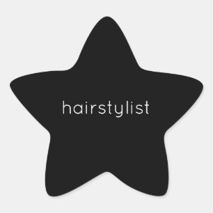 美容師 ヘアデザイナー スパ サロン ウェディング オーダーメイド 星シール
