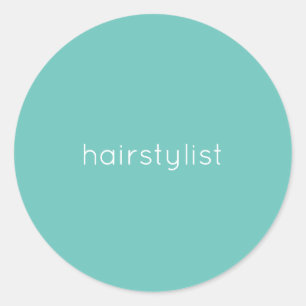 美容師 ヘアデザイナー ティール オフィス ショップ スパ サロン ラウンドシール