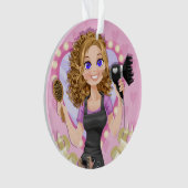 美容師 – ボーティシャン – ヘアサロン オーナメント (正面)