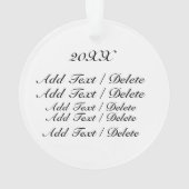 美容師 – ボーティシャン – ヘアサロン オーナメント (裏面)