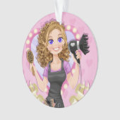 美容師 – ボーティシャン – ヘアサロン オーナメント (正面)