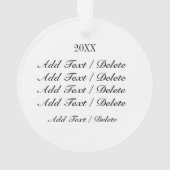 美容師 – ボーティシャン – ヘアサロン オーナメント (裏面)