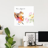 美容師 ポスター (ホームオフィス)