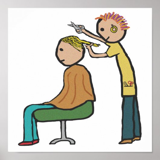 美容師 ポスター (正面)