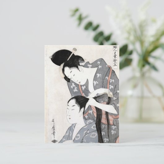 「美容師」 ポストカード (スタンド正面)