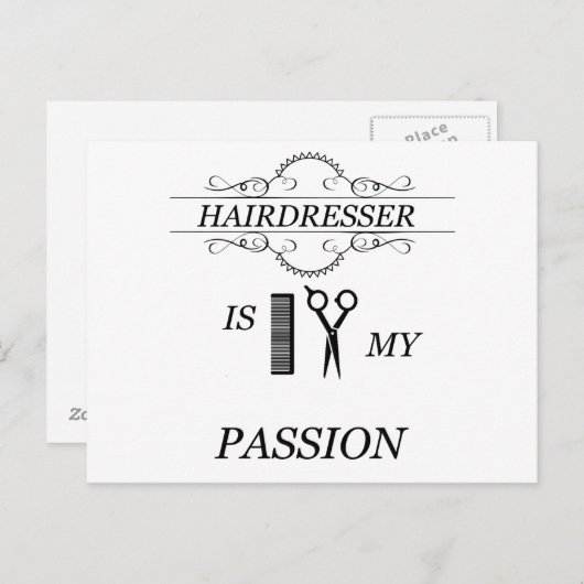 美容師 ポストカード (正面/裏面)