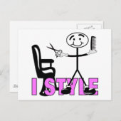 美容師 ポストカード (正面/裏面)