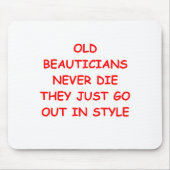 美容師 マウスパッド (正面)