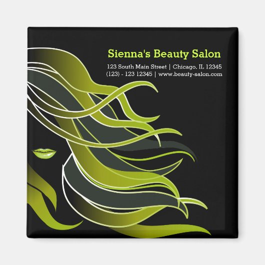 美容師 マグネット (正面)