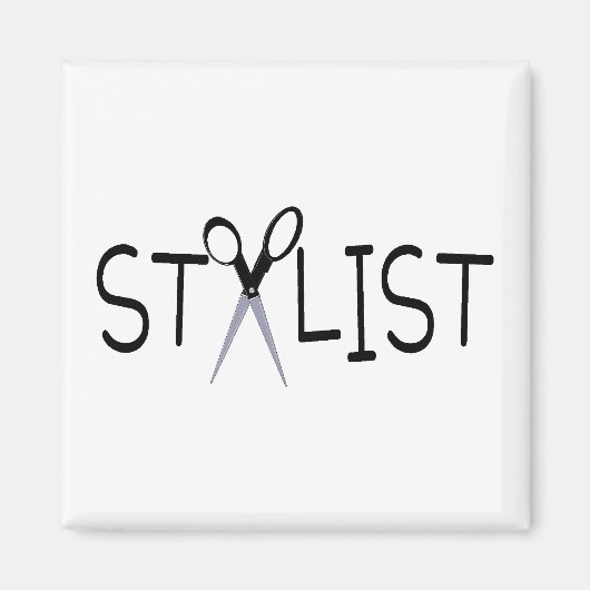 美容師 マグネット (正面)