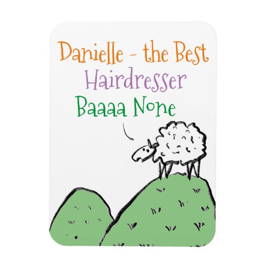 美容師 マグネット (縦)