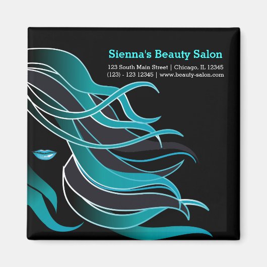 美容師 マグネット (正面)