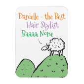 美容師 マグネット (縦)