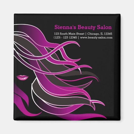 美容師 マグネット (正面)