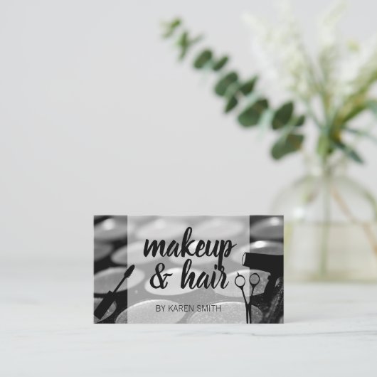 美容師 |メイクアップアーティスト 予約カード (スタンド正面)