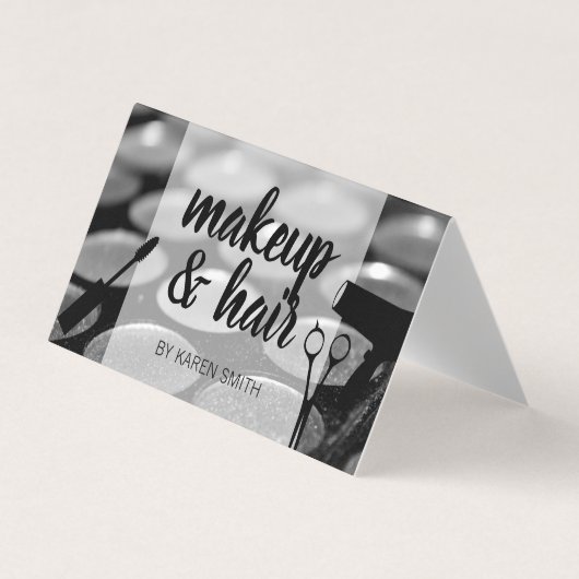 美容師 |メイクアップアーティスト 名刺 (正面)