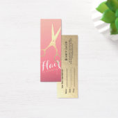 美容師 メイクサロン モダン ピンク ゴールド ハサミ (デスク)