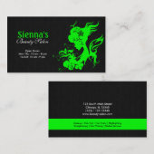 美容師(ライム) 名刺 (正面/裏面)