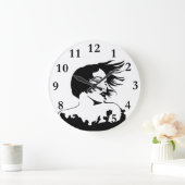 美容師 ラージ壁時計 (ホーム)