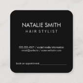 美容師 予約カード (裏面)