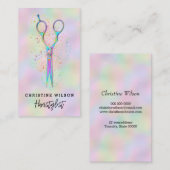 美容師 名刺 (正面/裏面)