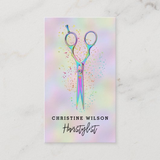 美容師 名刺 (正面)