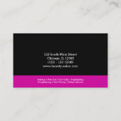 美容師 名刺 (裏面)