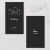 美容師 名刺 (正面/裏面)