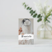 美容師 名刺 (スタンド正面)