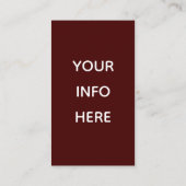 美容師 名刺 (裏面)