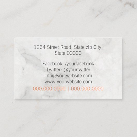 美容師 名刺 (裏面)