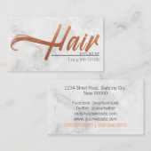 美容師 名刺 (正面/裏面)