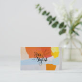 美容師 名刺 (スタンド正面)