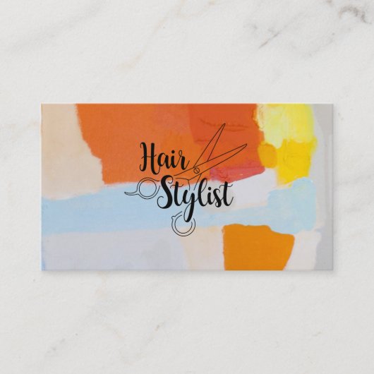 美容師 名刺 (正面)
