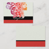 美容師 名刺 (正面/裏面)