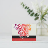 美容師 名刺 (スタンド正面)