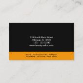 美容師 名刺 (裏面)