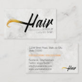 美容師 名刺 (正面/裏面)