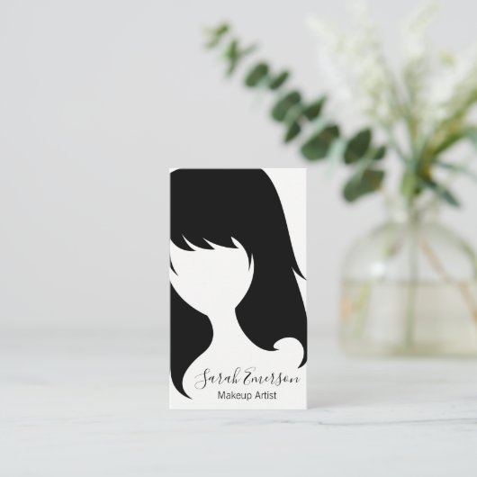 美容師 名刺 (スタンド正面)