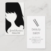 美容師 名刺 (正面/裏面)