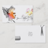 美容師 名刺 (正面/裏面)