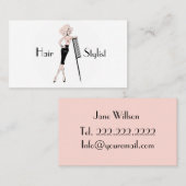 美容師 名刺 (正面/裏面)