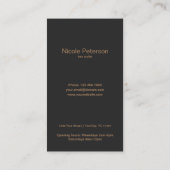 美容師 名刺 (裏面)